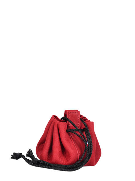 Portemonnee Etincelle Nubuck Leder Etrier Rood etincelle nubuck EETN655 ander zicht 2